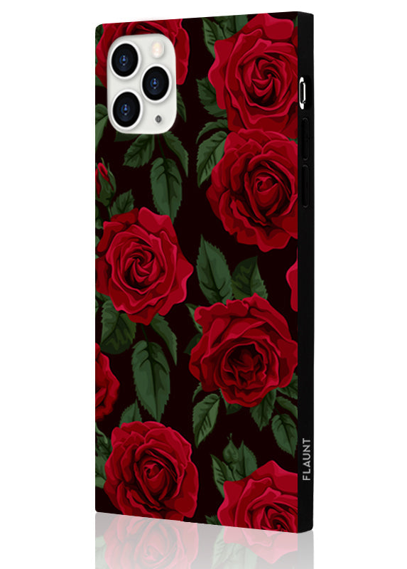 SQUARE® Rose Print iPhone Case