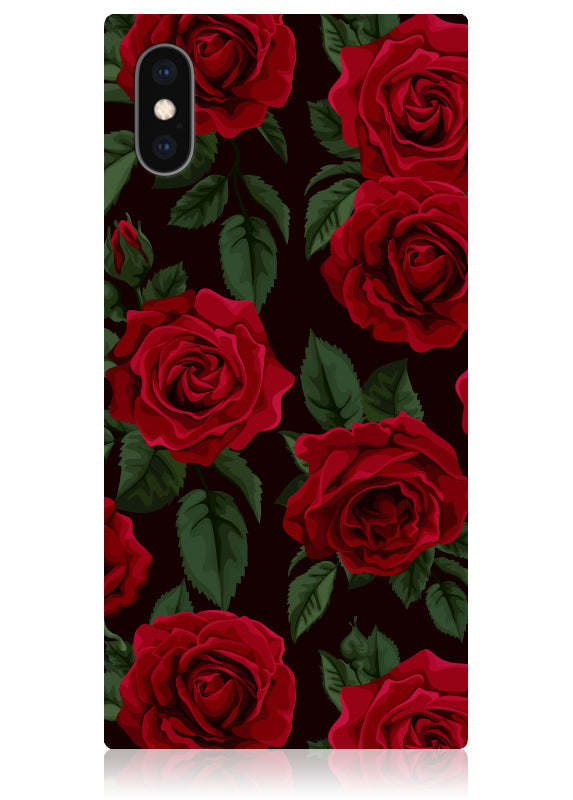 SQUARE® Rose Print iPhone Case