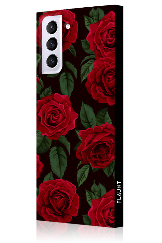 SQUARE® Rose Print Galaxy Case