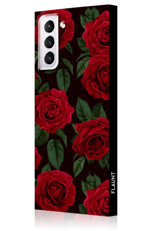 SQUARE® Rose Print Galaxy Case
