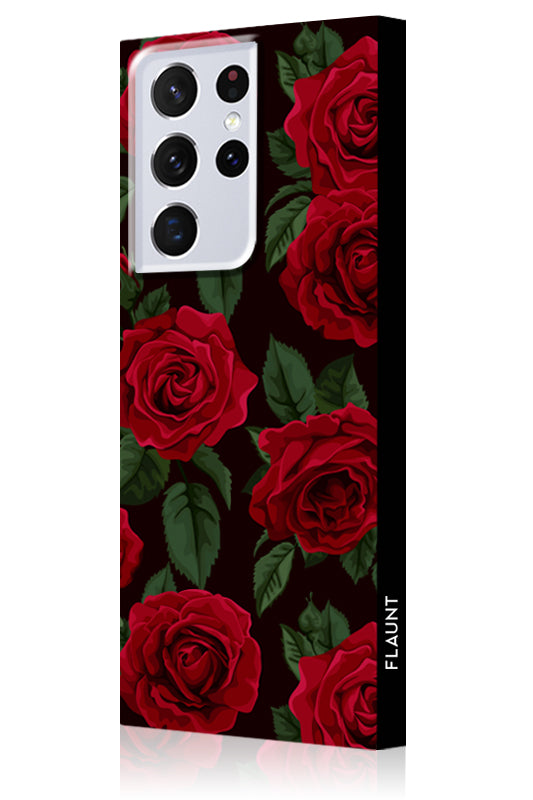 SQUARE® Rose Print Galaxy Case