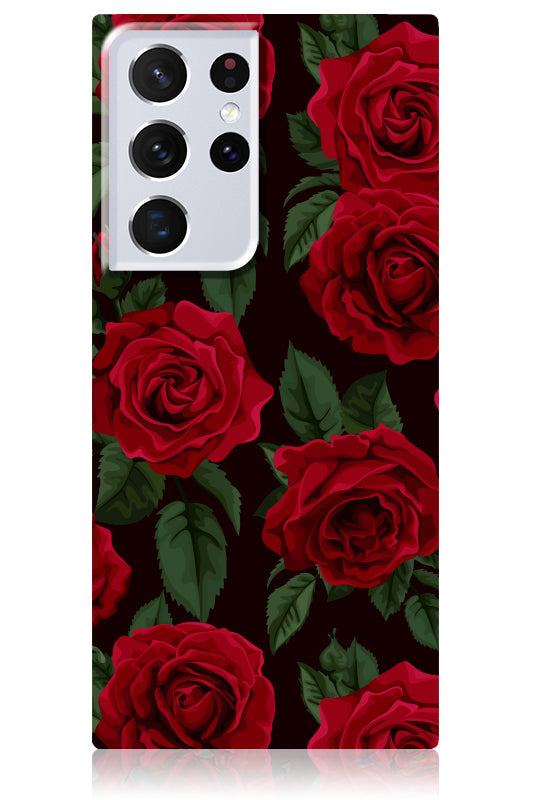 SQUARE® Rose Print Galaxy Case