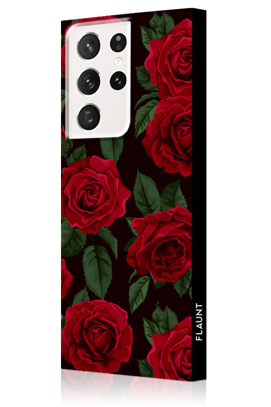 SQUARE® Rose Print Galaxy Case