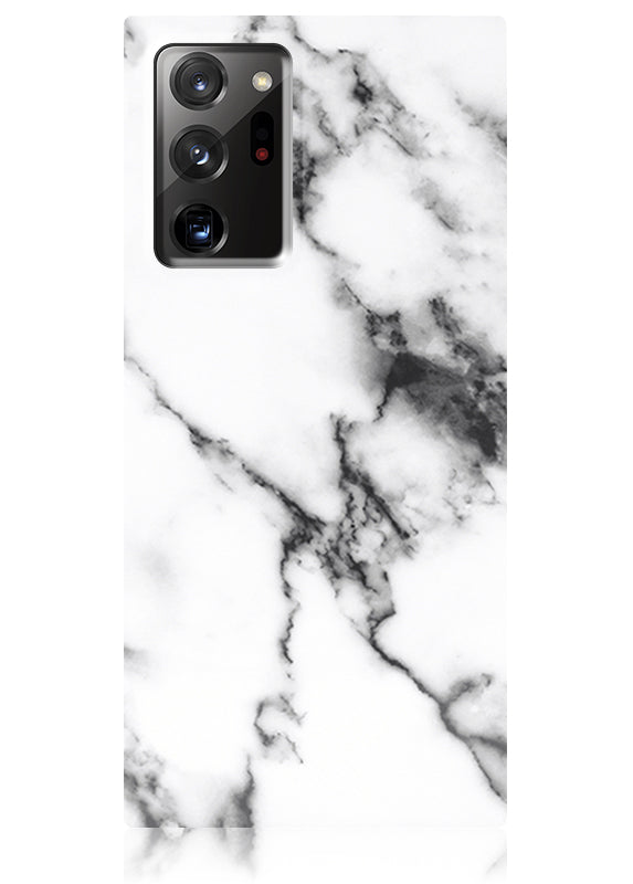 SQUARE® White Marble Galaxy Case