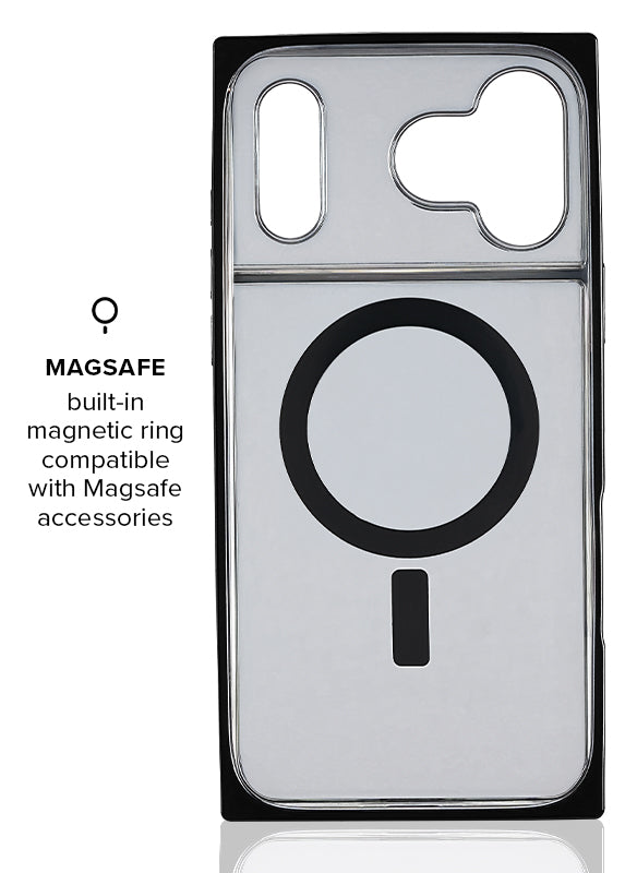 Elite Collection - SQUARE® Black Crystal Elegance iPhone Case