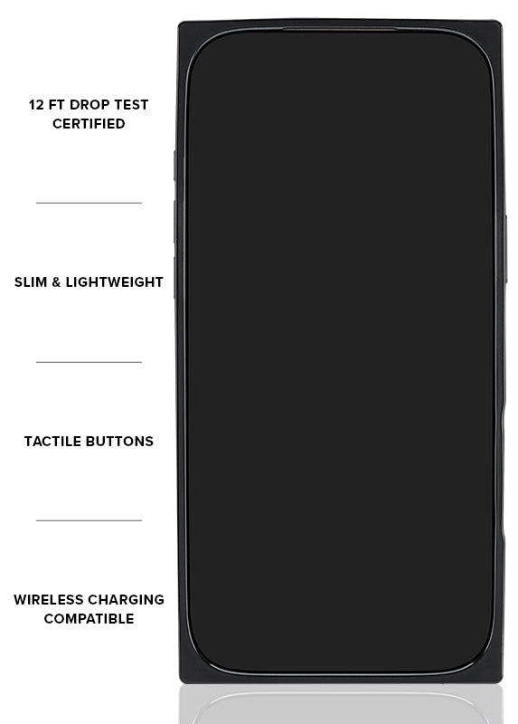 Elite Collection - SQUARE® Black Crystal Elegance iPhone Case