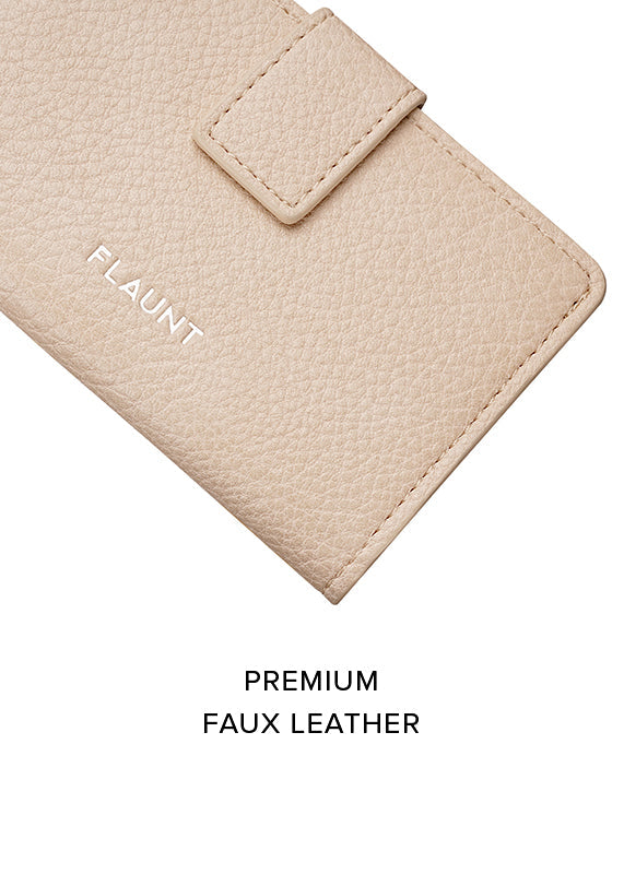 Nude Faux Leather MagSafe Wallet (Works with MagSafe Cases Only)