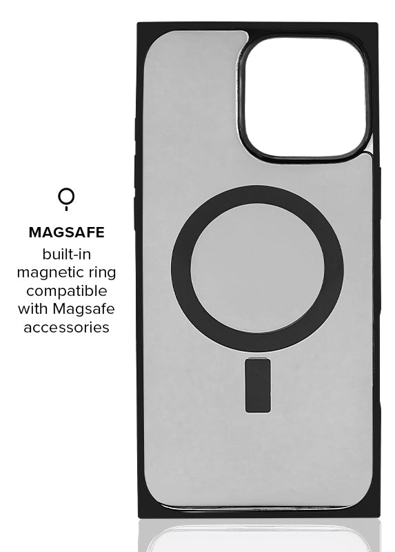 Elite Collection - SQUARE® Black Crystal Elegance iPhone Case
