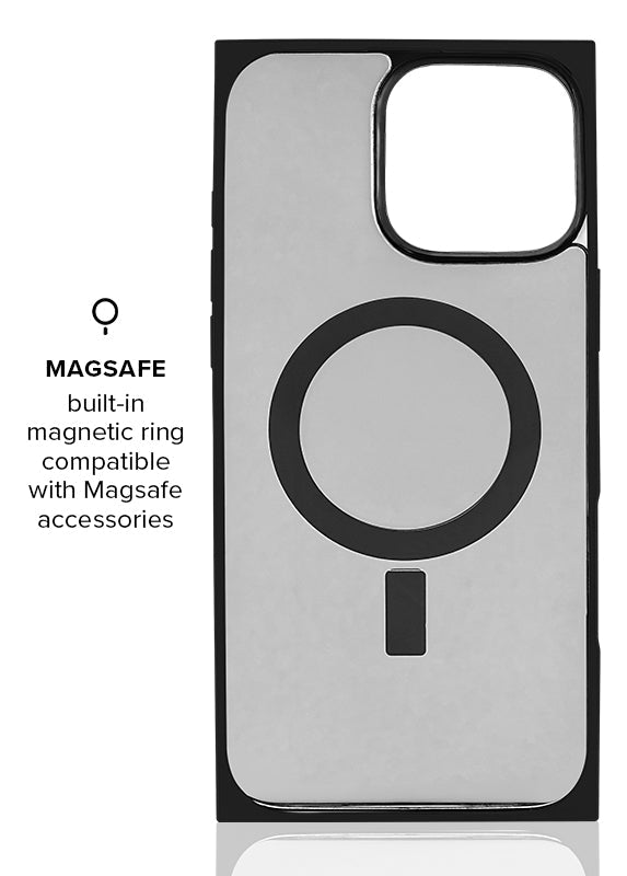Elite Collection - SQUARE® Black Crystal Elegance iPhone Case