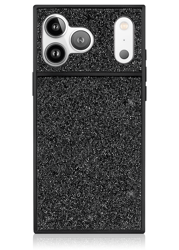 Elite Collection - SQUARE® Black Crystal Elegance iPhone Case