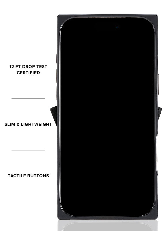Elite Collection - SQUARE® Black Velvet Bow Brilliance iPhone Case (Not MagSafe Compatible)